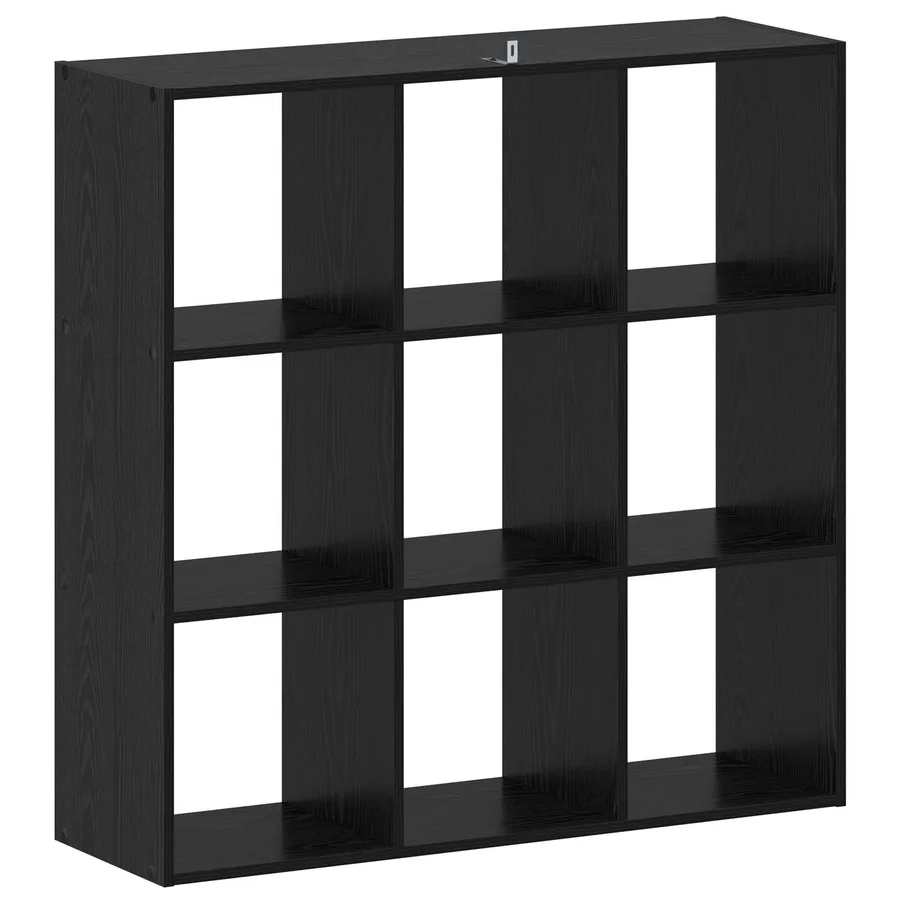 Bibliothèque Chêne noir 102 x 32 x 102 cm - 6