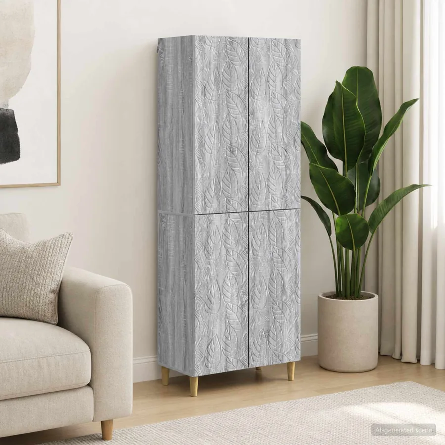 Ensemble de Meubles 2 pcs Sonoma gris Bois d'ingénierie