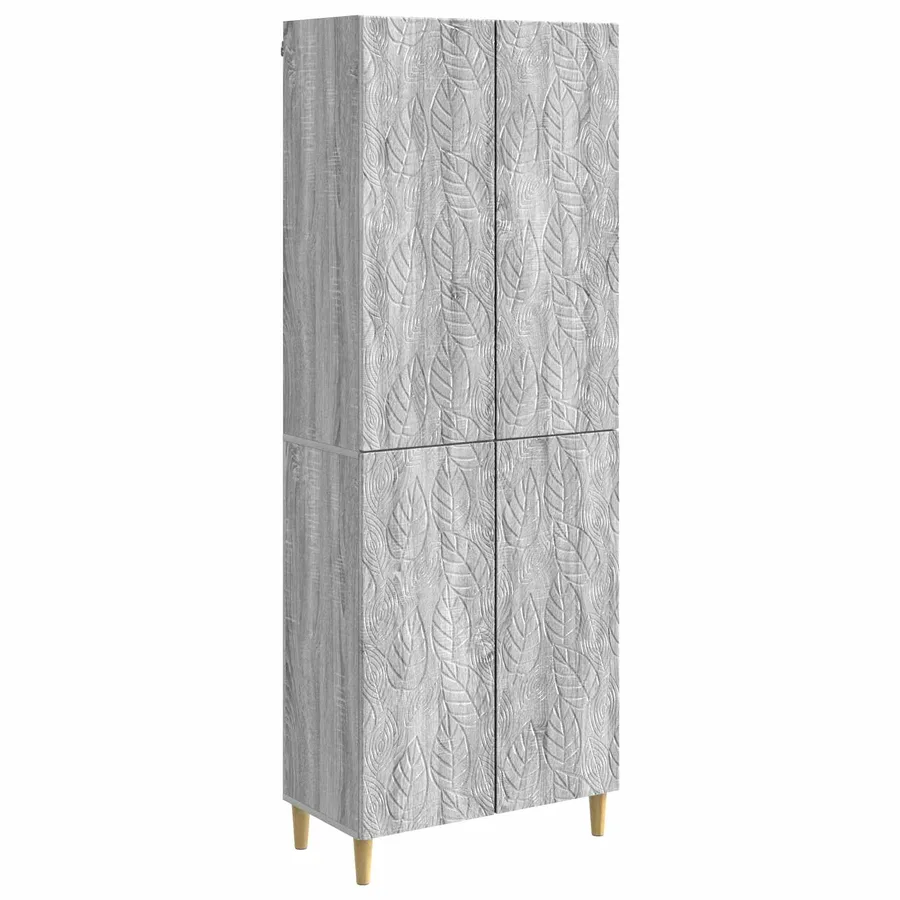 Ensemble de Meubles 2 pcs Sonoma gris Bois d'ingénierie - 2