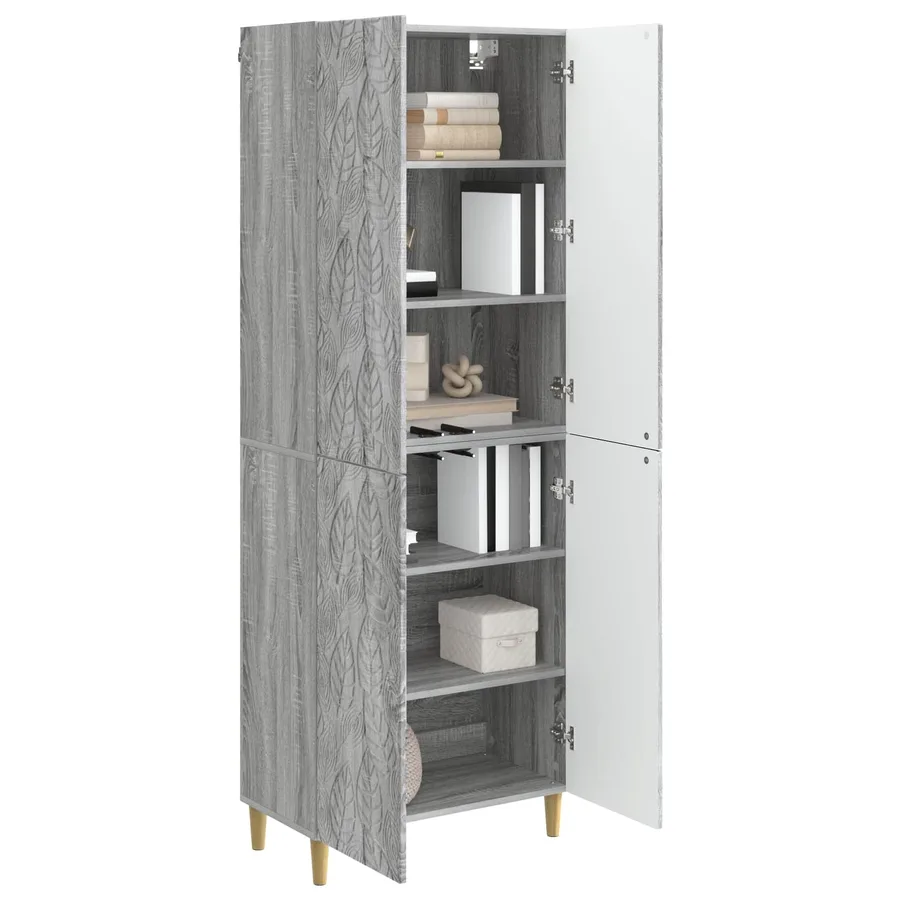 Ensemble de Meubles 2 pcs Sonoma gris Bois d'ingénierie - 3