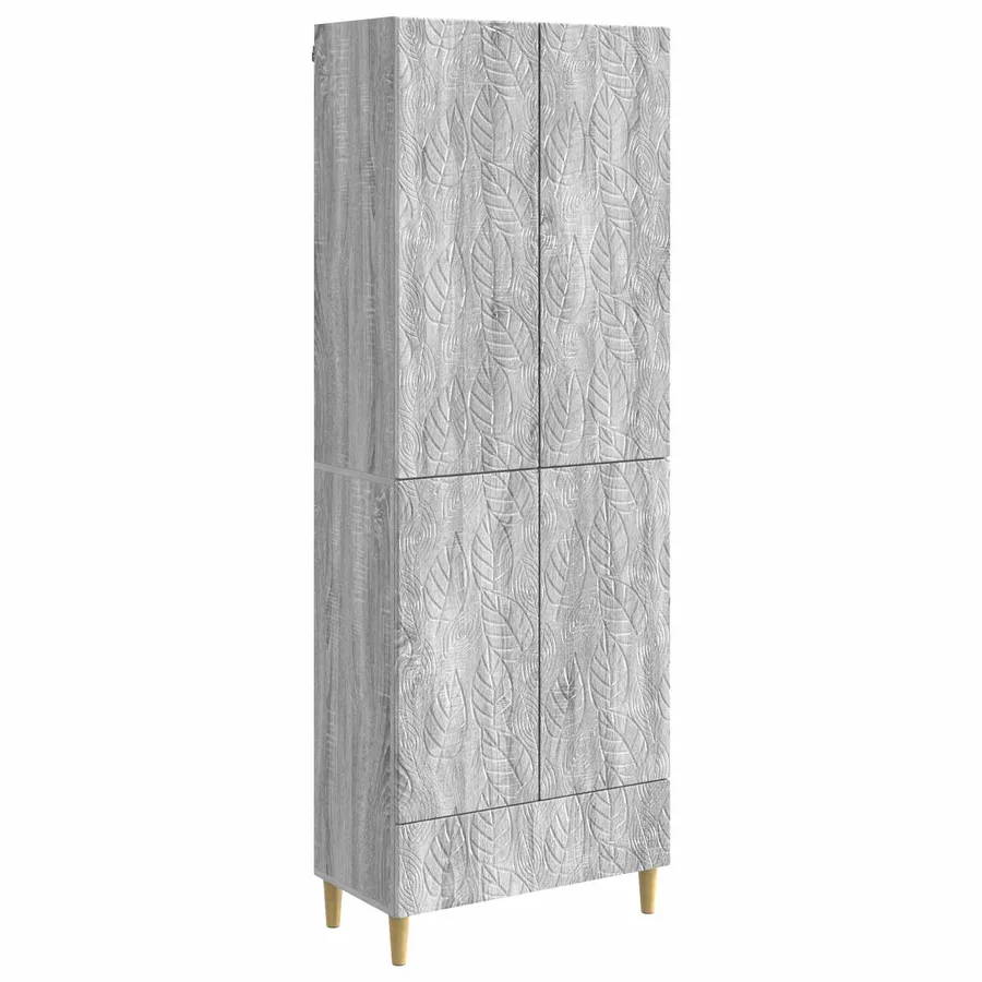 Ensemble de Meubles 2 pcs Sonoma gris Bois d'ingénierie - 2