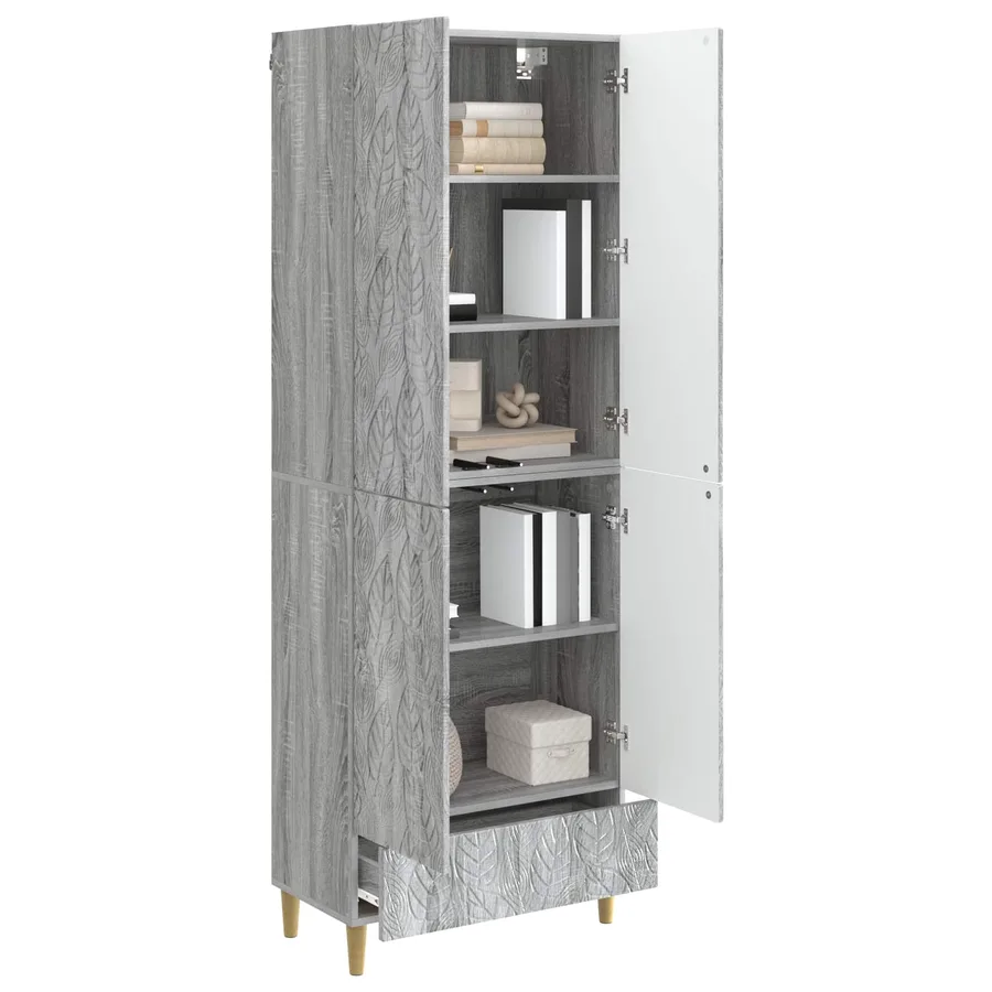 Ensemble de Meubles 2 pcs Sonoma gris Bois d'ingénierie - 3