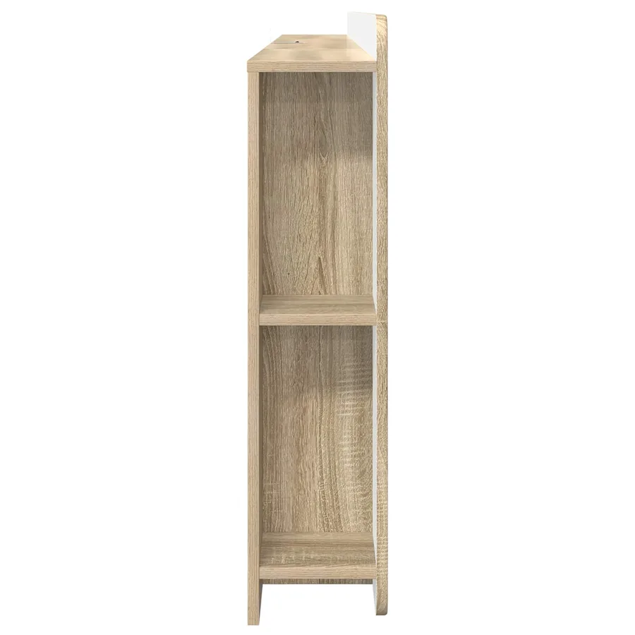Cabinet de Tête de Lit Chêne Sonoma Bois d’ingénierie - 6