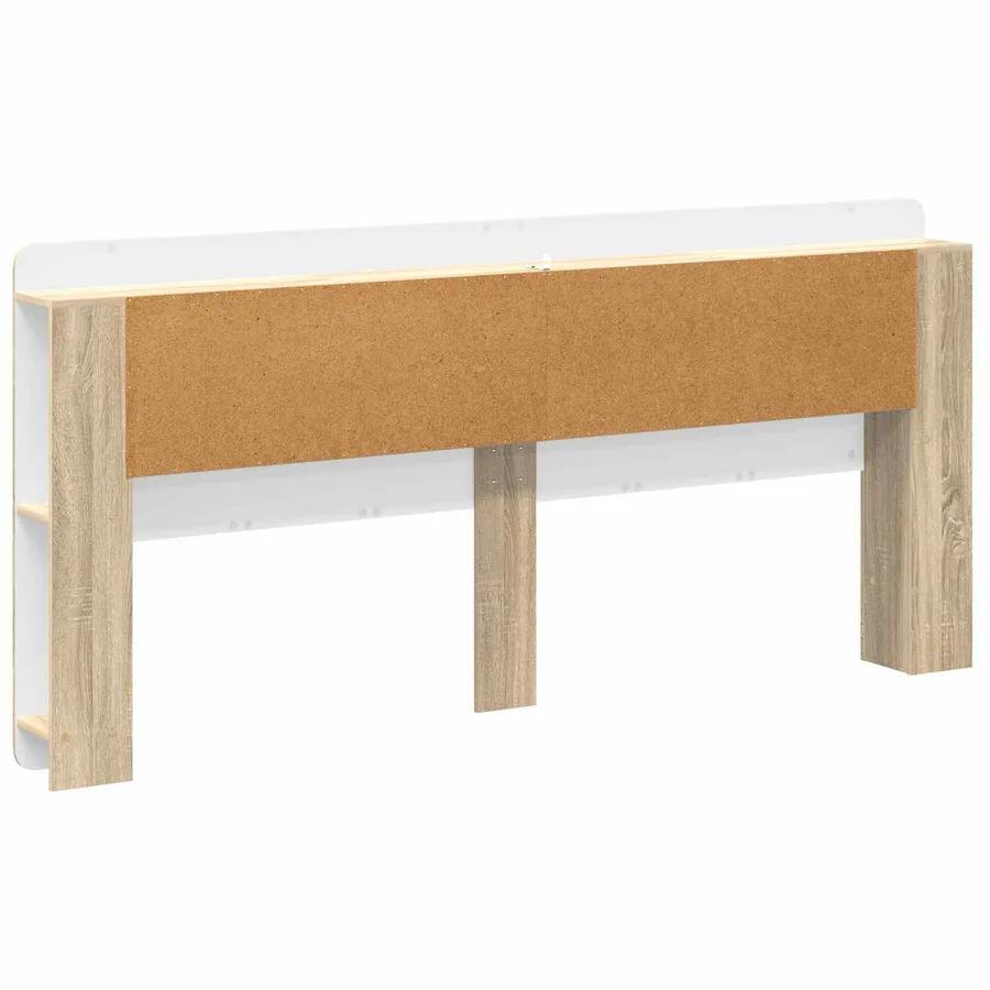 Cabinet de Tête de Lit Chêne Sonoma Bois d’ingénierie - 7