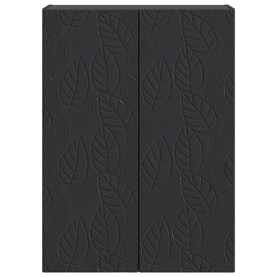 Armoire Murale Noir 66 x 34,5 x 90 cm Bois d'ingénierie - 4
