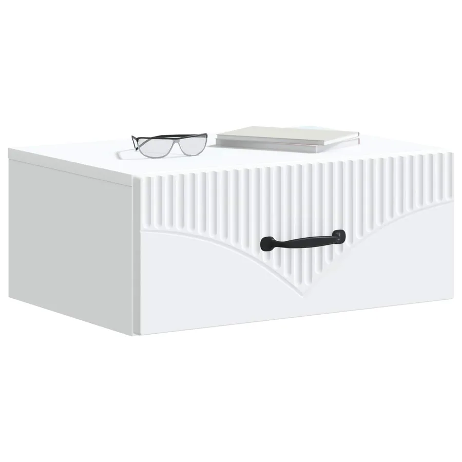 Cabinet de chevet mural 2 pcs Blanc 49 x 34,5 x 20 cm - 3