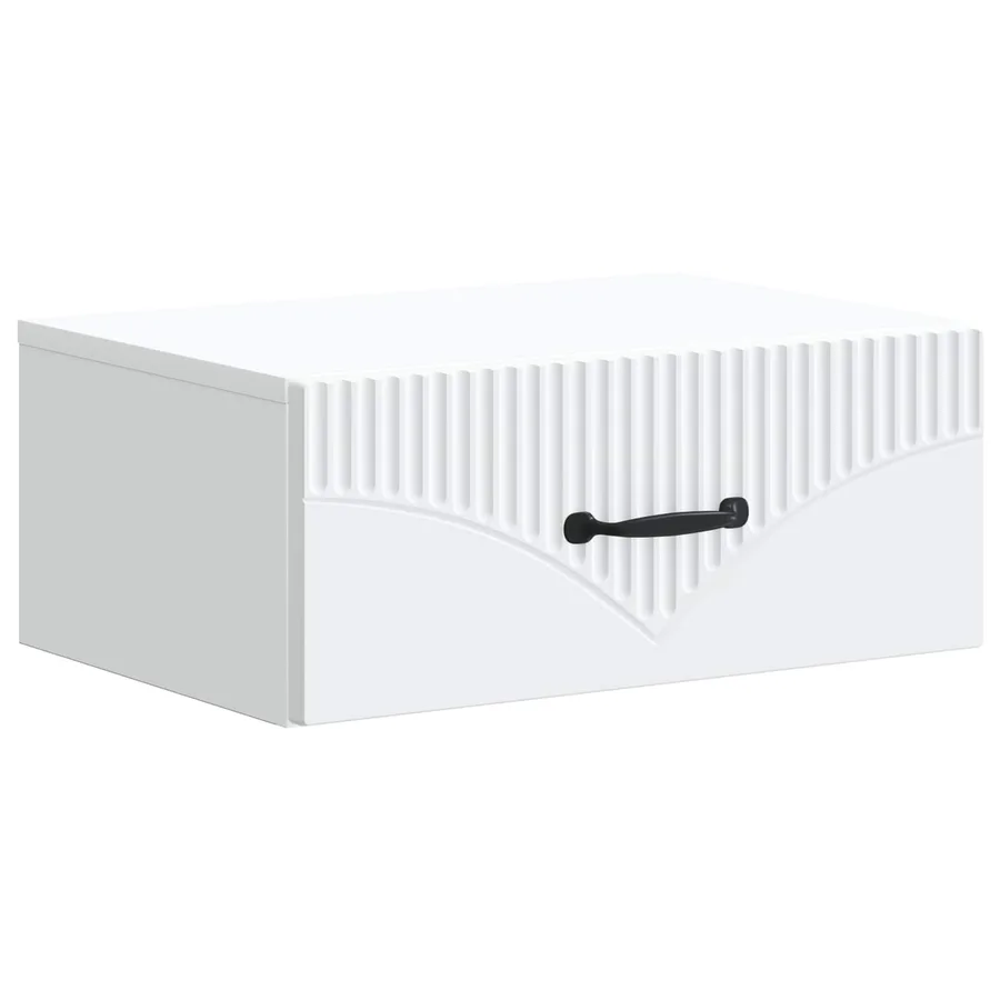 Cabinet de chevet mural 2 pcs Blanc 49 x 34,5 x 20 cm - 5