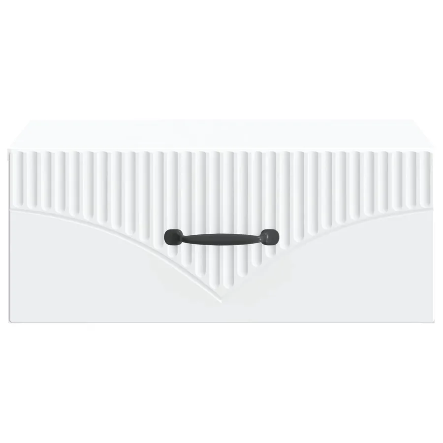 Cabinet de chevet mural 2 pcs Blanc 49 x 34,5 x 20 cm - 7