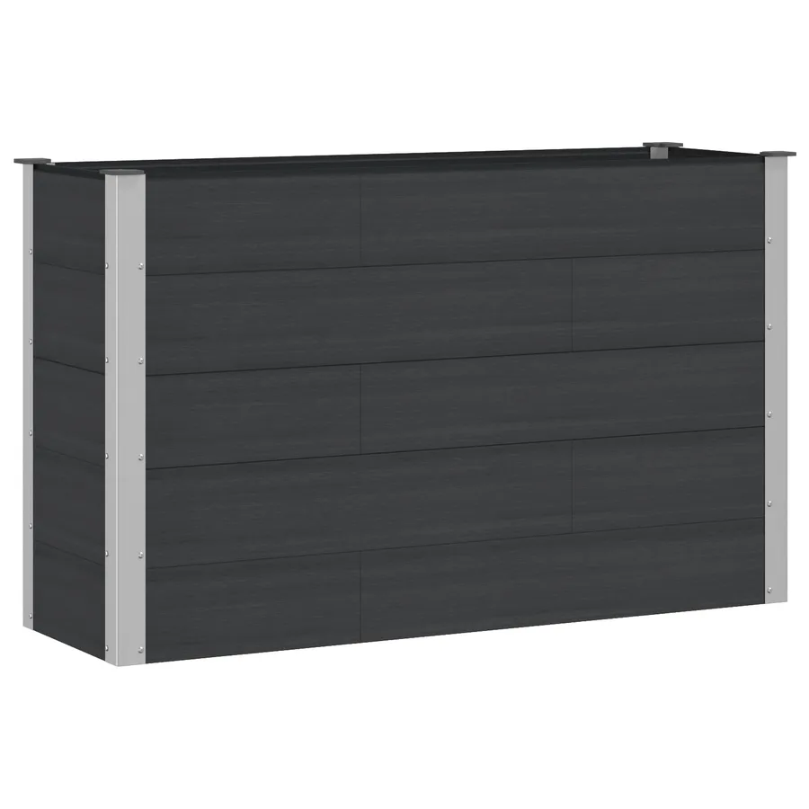Jardinière surélevée Noir 150 x 50 x 91 cm - 2