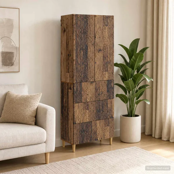 Ensemble de Meubles 2 pcs Bois ancien 66 x 34,5 x 90 cm