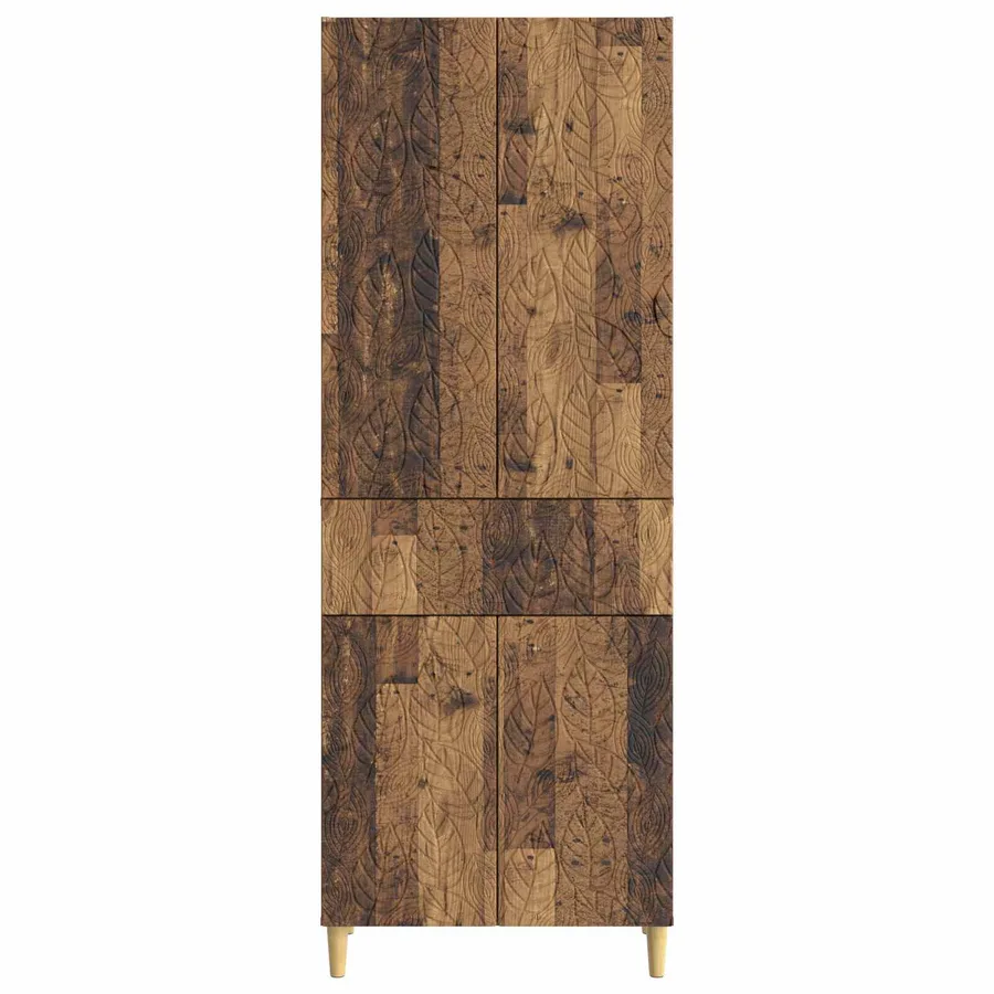Ensemble de Meubles 2 pcs Bois ancien Bois d'ingénierie - 5