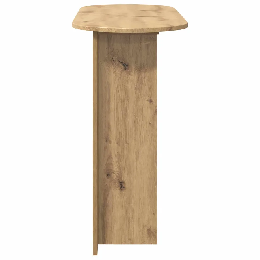 Table console Chêne artisanal 100 x 39,5 x 75 cm - 6