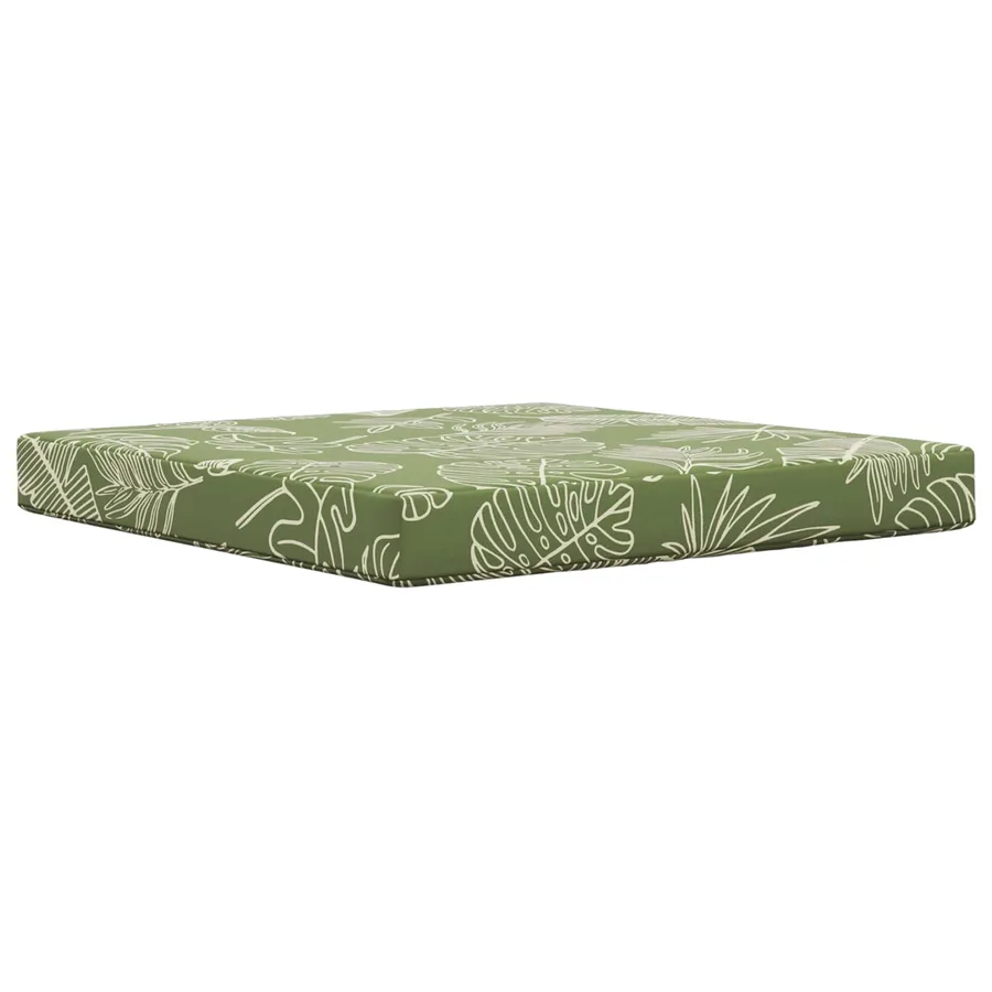 Coussin de canapé d'extérieur 3 pcs Modèle feuille Polyester - 4