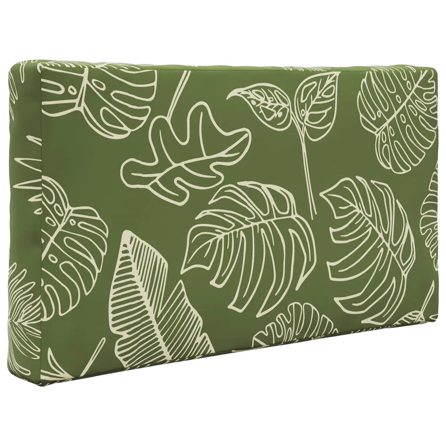 Coussin de canapé d'extérieur 3 pcs Modèle feuille Polyester - 5