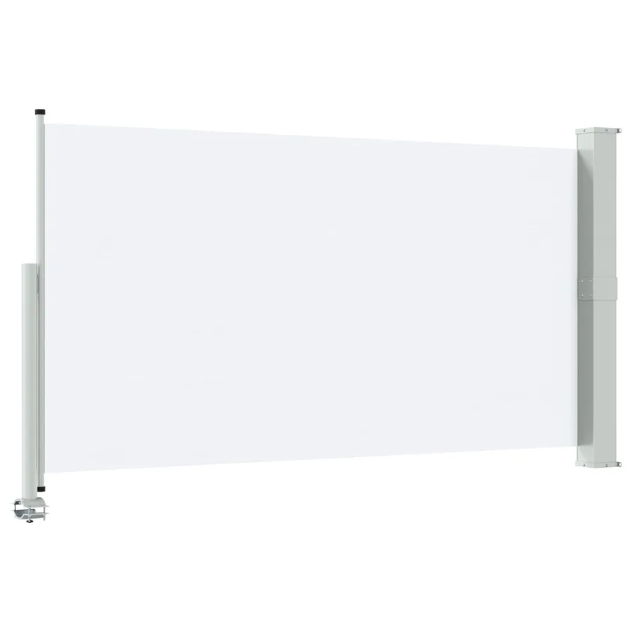 Auvent latéral 160 x 300 cm 100% polyester fer acier - 5