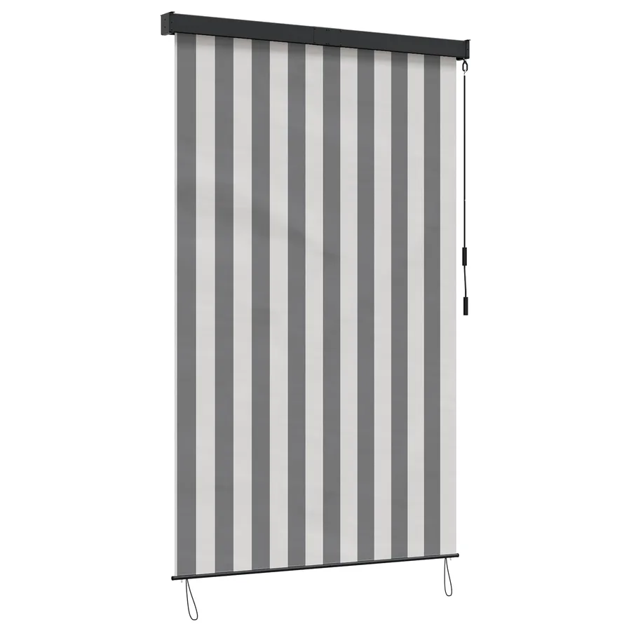 Store enrouleur Anthracite et blanc 100 x 250 cm - 2