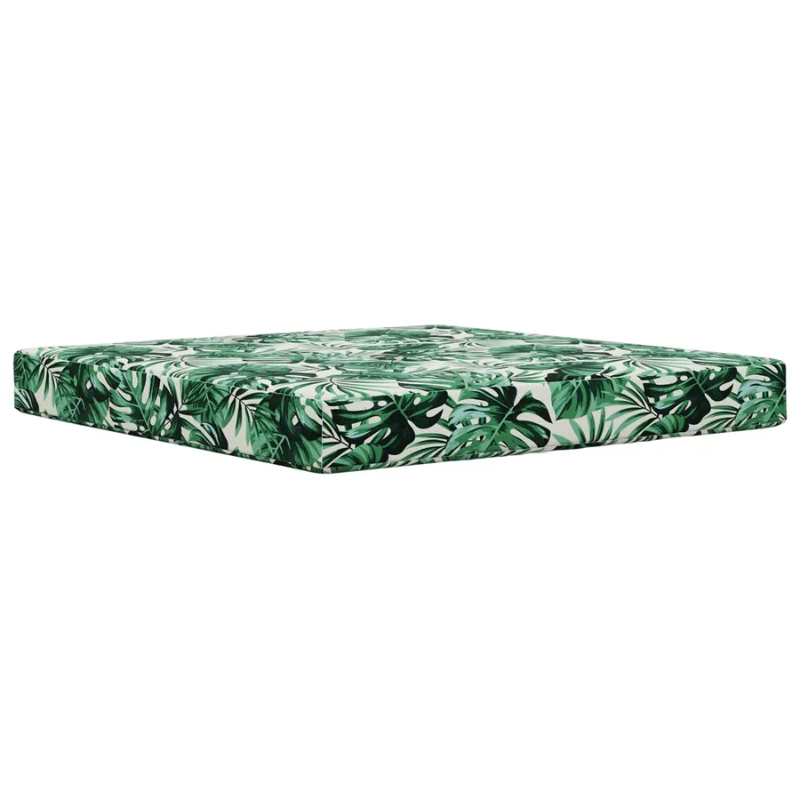 Coussin de canapé d'extérieur 3 pcs Motif feuille Polyester - 4