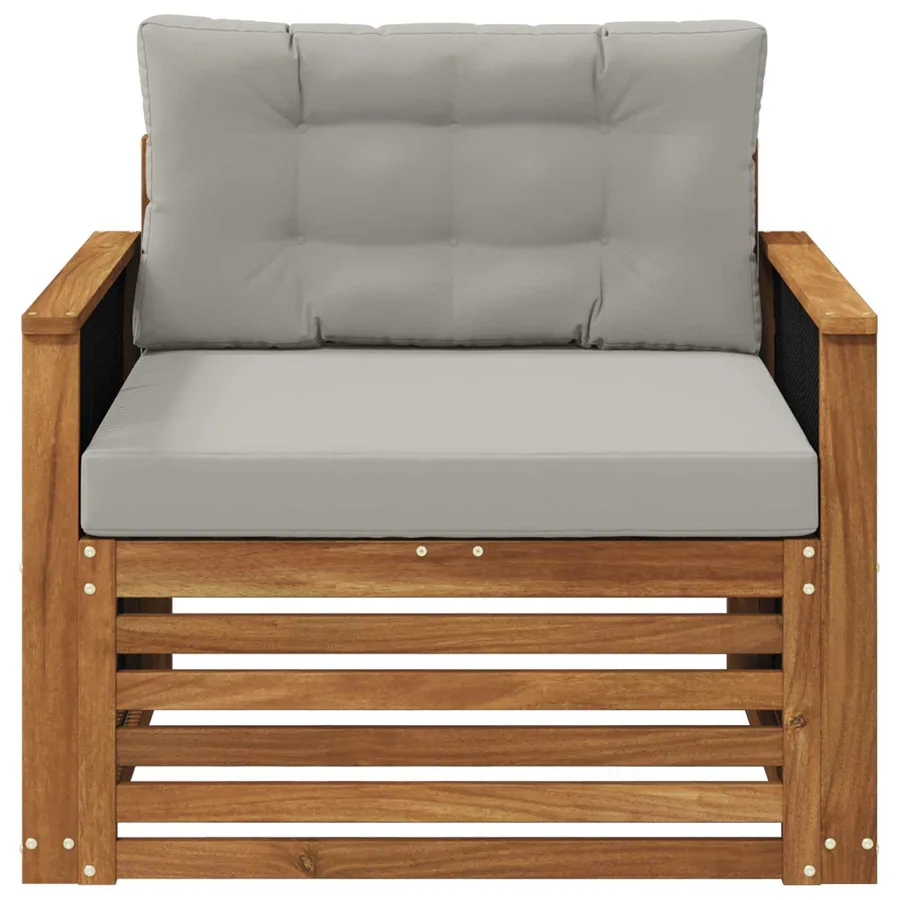 Sofa de milieu extérieur Naturel - 3