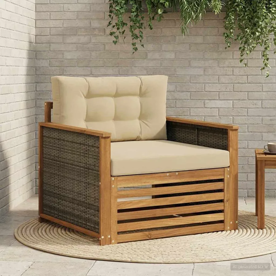 Sofa de milieu extérieur Naturel