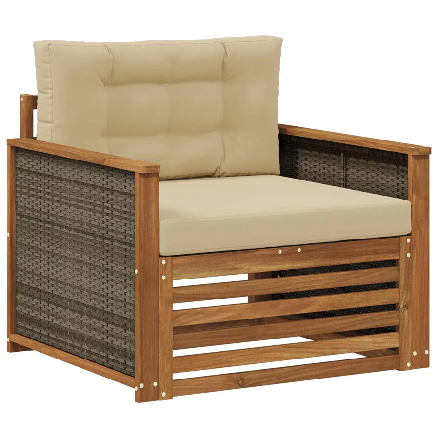 Sofa de milieu extérieur Naturel - 2