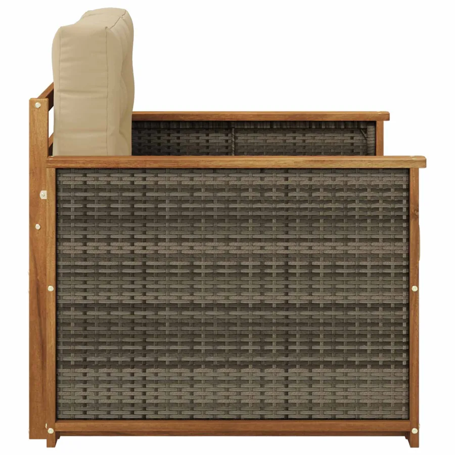 Sofa de milieu extérieur Naturel - 4