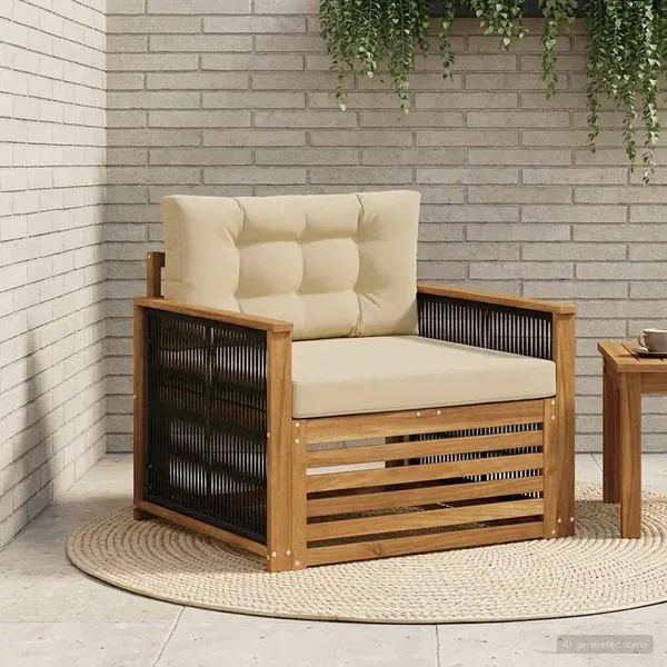 Sofa de milieu extérieur Naturel