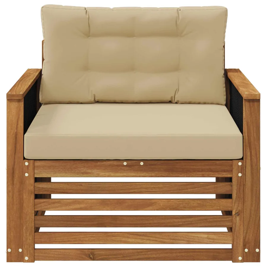 Sofa de milieu extérieur Naturel - 3