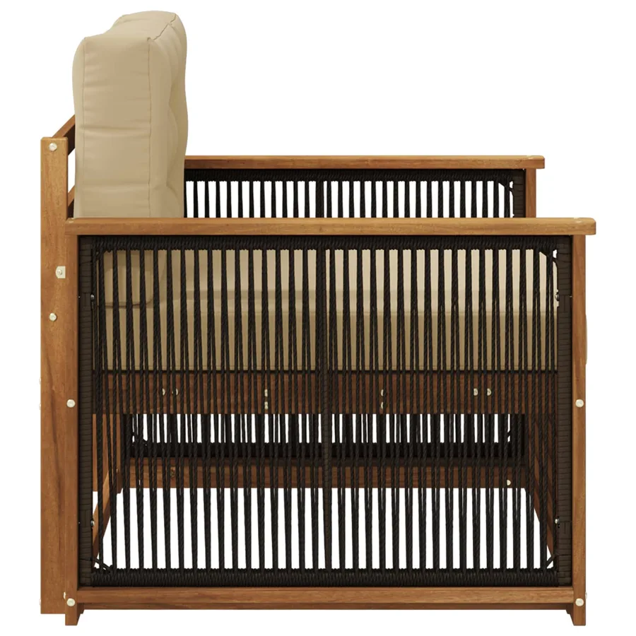 Sofa de milieu extérieur Naturel - 4