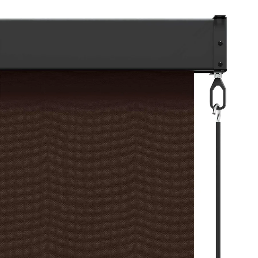 Store enrouleur Marron 60 x 250 cm Tissu et Aluminium - 5