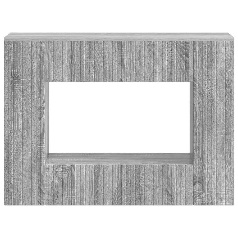 Table console Gris Sonoma 101 x 29 x 74 cm Bois d’ingénierie - 5