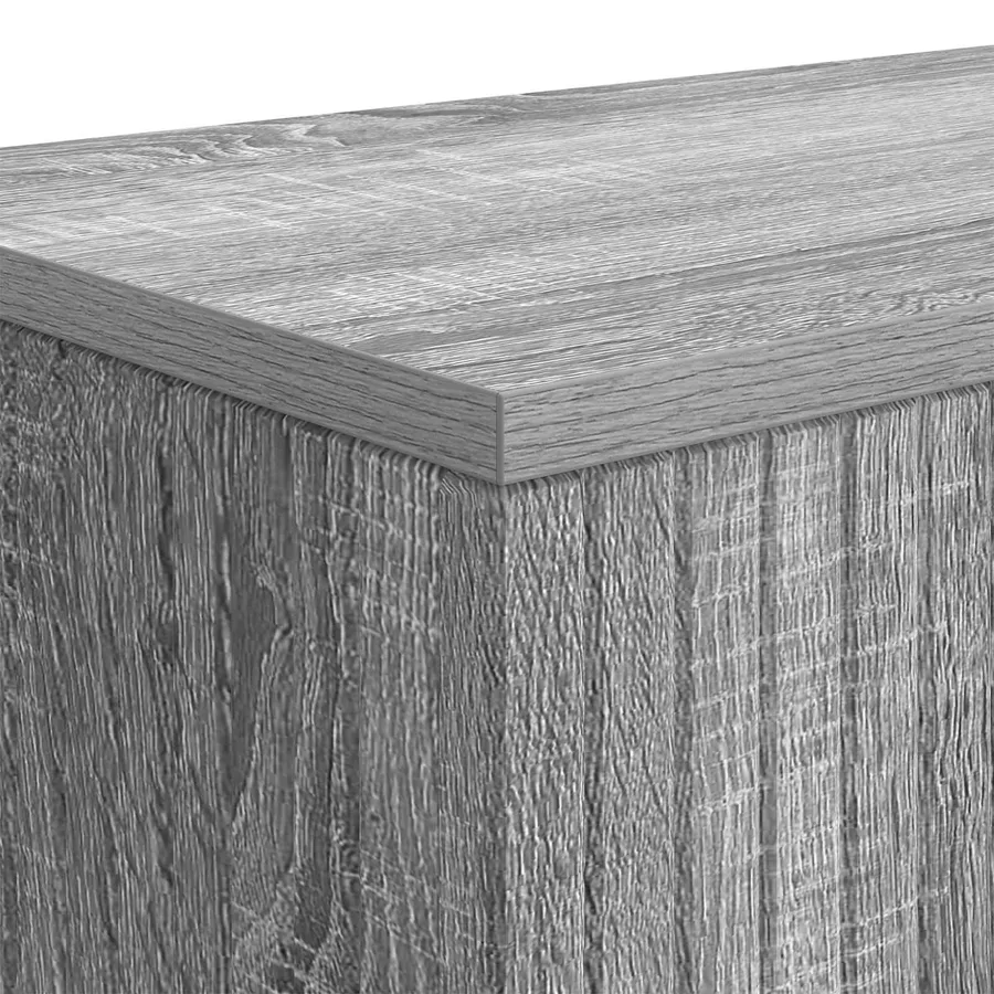 Table console Gris Sonoma 101 x 29 x 74 cm Bois d’ingénierie - 8