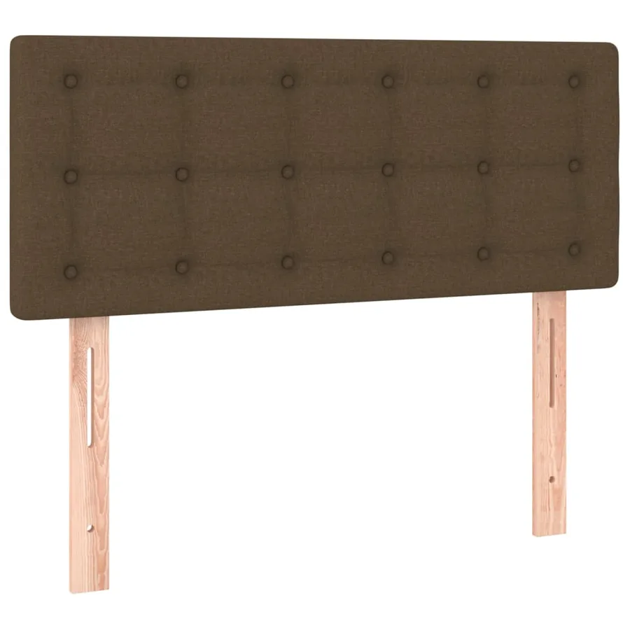 Sommier à lattes de lit avec matelas Marron foncé 120x200 cm - 6