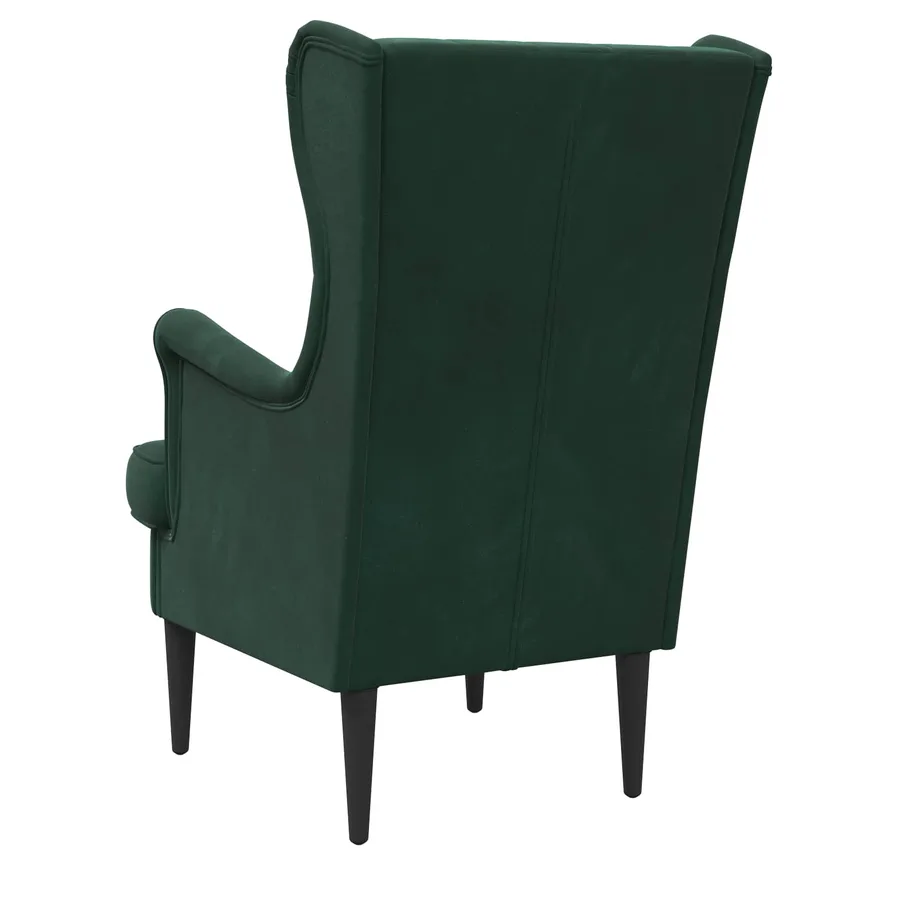 Fauteuil Vert foncé Velours - 6
