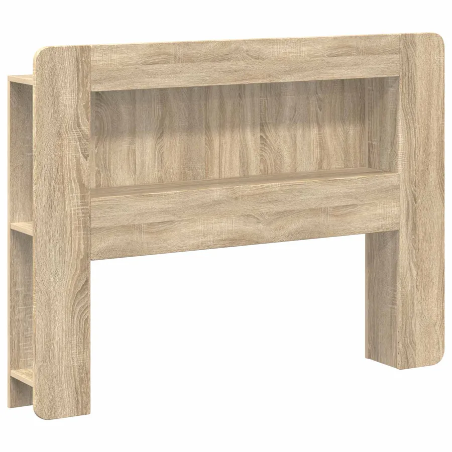 Cabinet de Tête de Lit Chêne Sonoma Bois d’ingénierie - 2