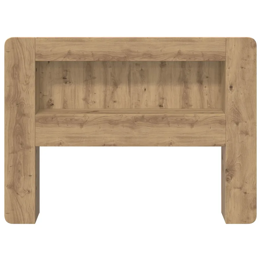 Cabinet de Tête de Lit Chêne artisanal 120 cm Bois d’ingénierie - 5