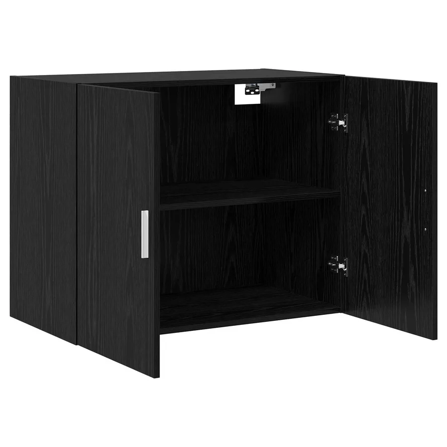 Meuble mural Chêne noir 80 x 42,5 x 64 cm Bois d'ingénierie - 2