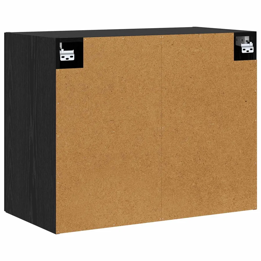 Meuble mural Chêne noir 80 x 42,5 x 64 cm Bois d'ingénierie - 4