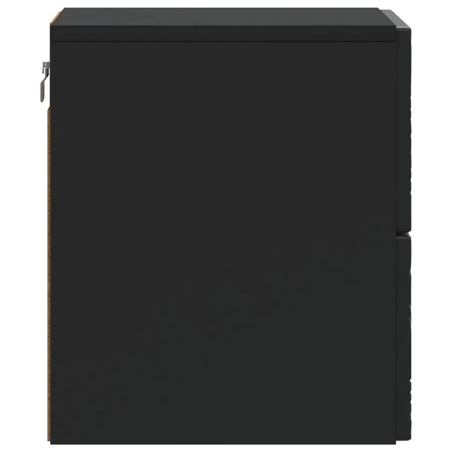 Cabinet de chevet mural Noir 34,5 x 33 x 40 cm - 5