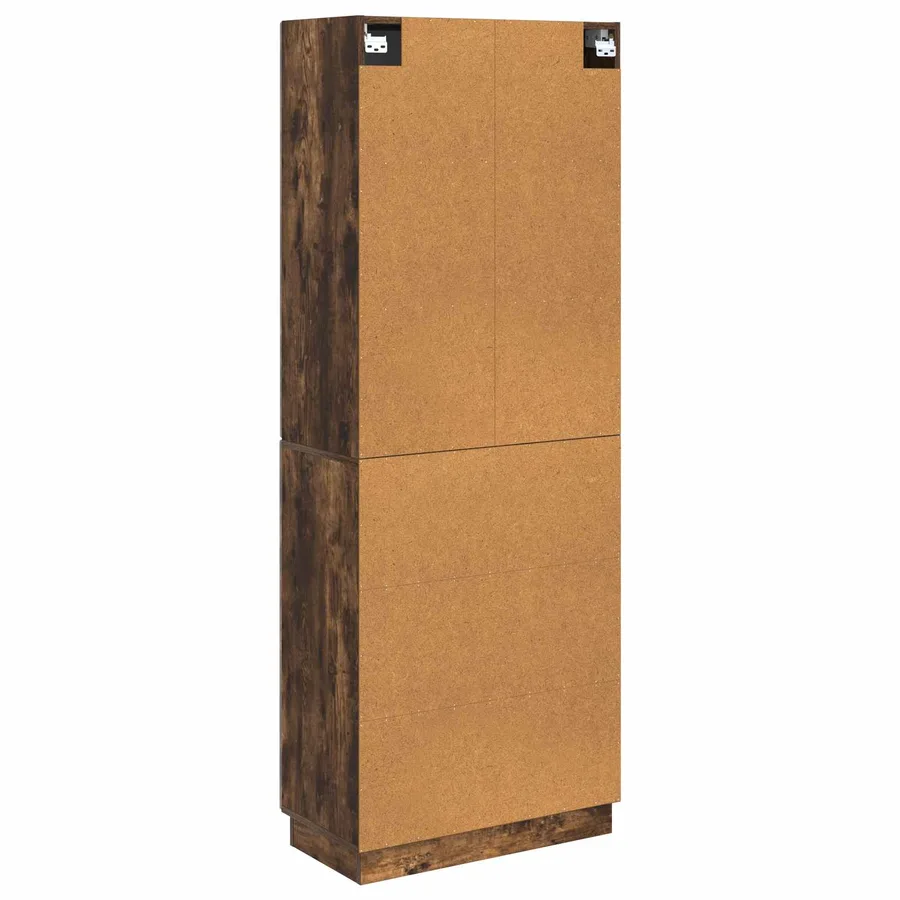 Ensemble de Meubles 2 pcs Chêne fumé Bois d'ingénierie - 7