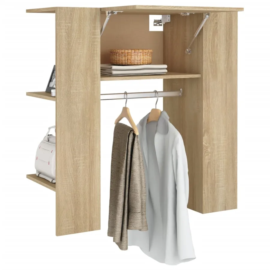 Armoire de couloir Chêne sonoma 97,5x37x99 cm Bois d'ingénierie - 4