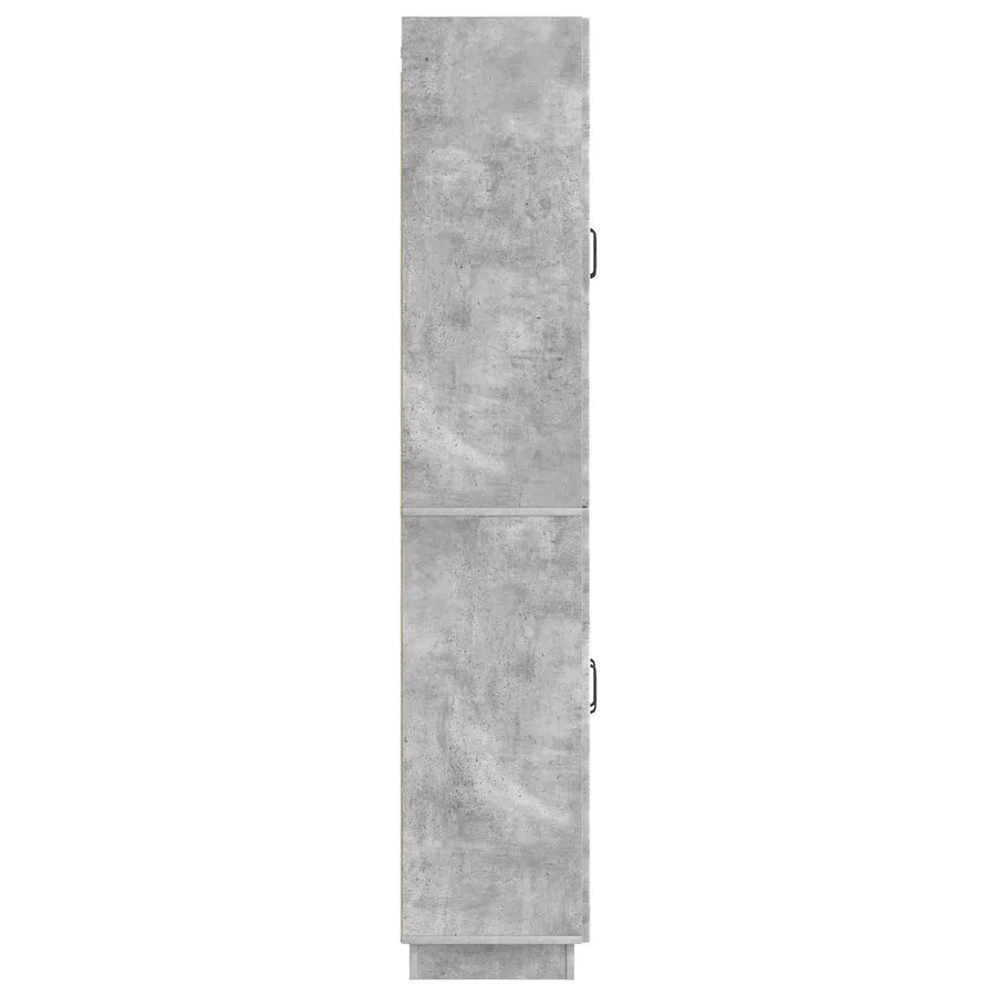 Ensemble de Meubles 2 pcs Gris béton Bois d'ingénierie - 6