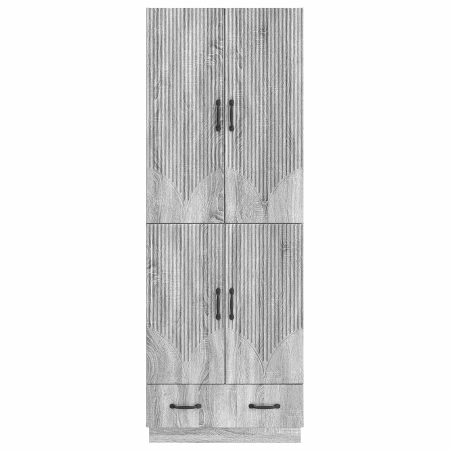 Ensemble de Meubles 2 pcs Sonoma gris Bois d'ingénierie - 5