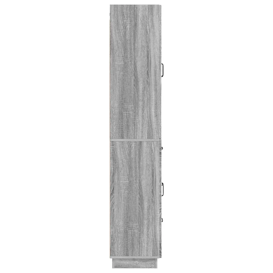 Ensemble de Meubles 2 pcs Sonoma gris Bois d'ingénierie - 6
