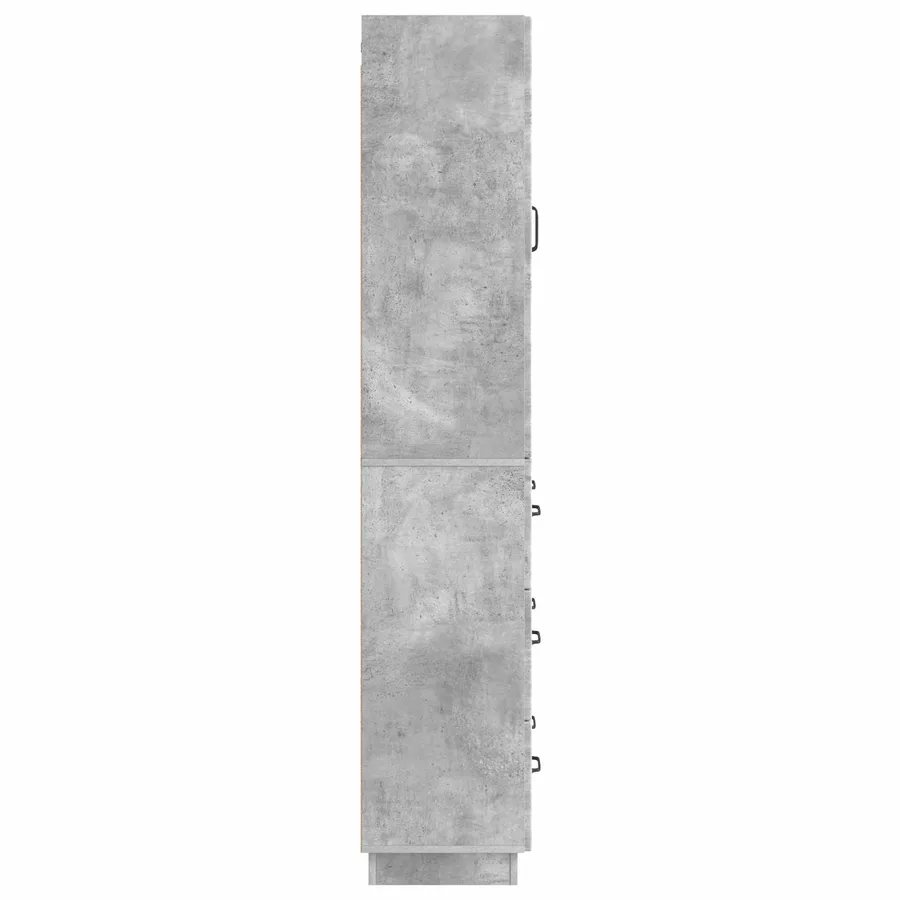 Ensemble de Meubles 2 pcs Gris béton 66 x 34,5 x 87 cm - 6