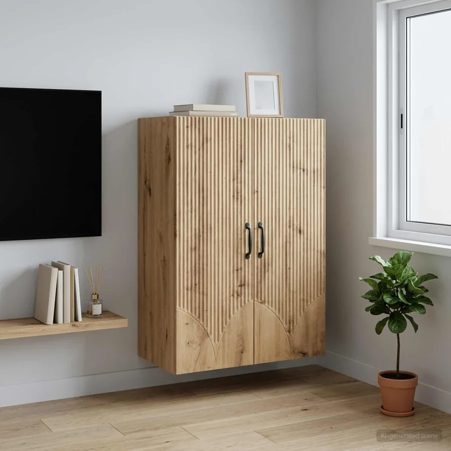 Armoire Murale 66 x 34,5 x 90 cm Bois d'ingénierie