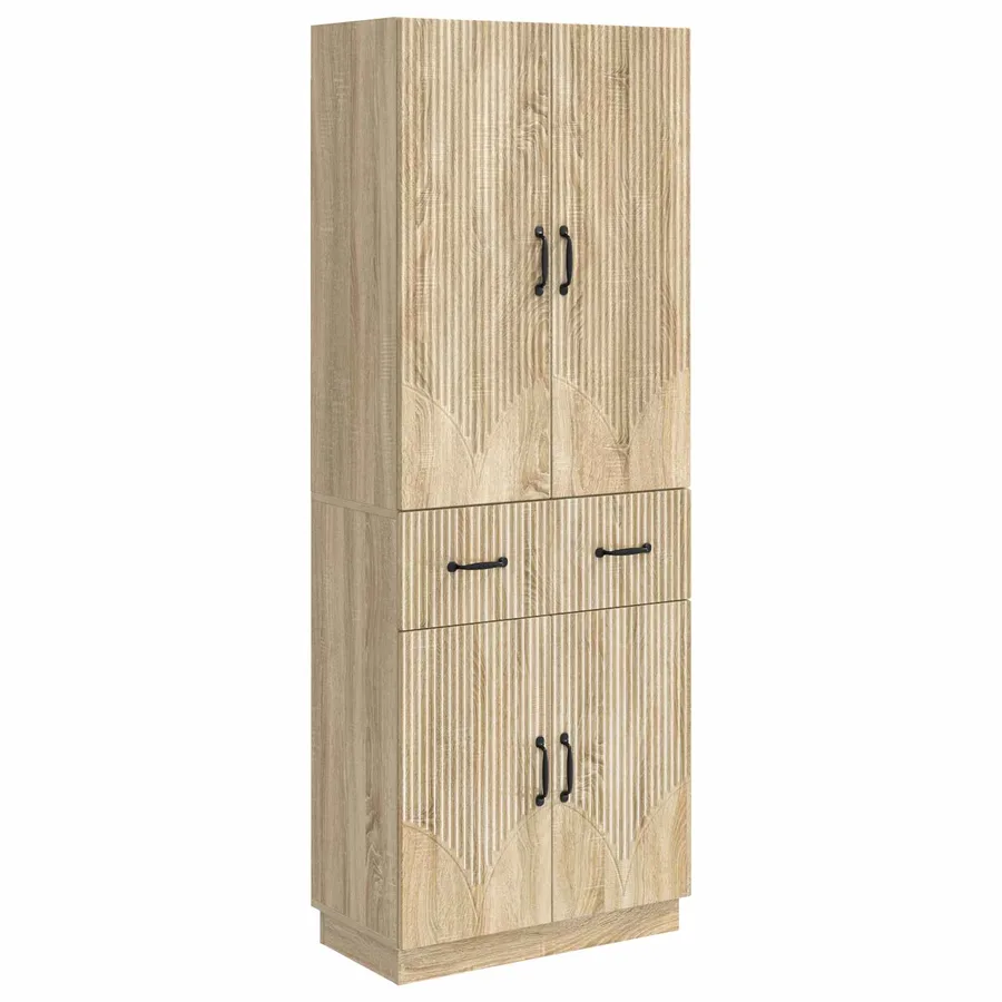 Ensemble de Meubles 2 pcs Chêne Sonoma Bois d'ingénierie - 2