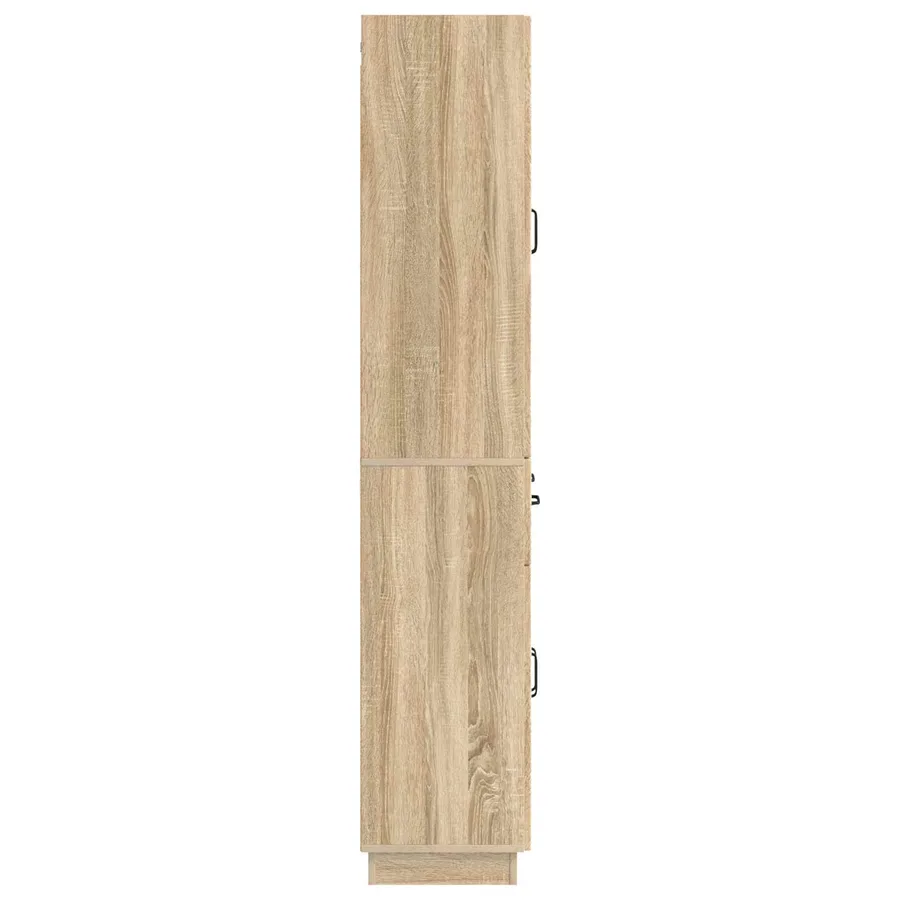 Ensemble de Meubles 2 pcs Chêne Sonoma Bois d'ingénierie - 6