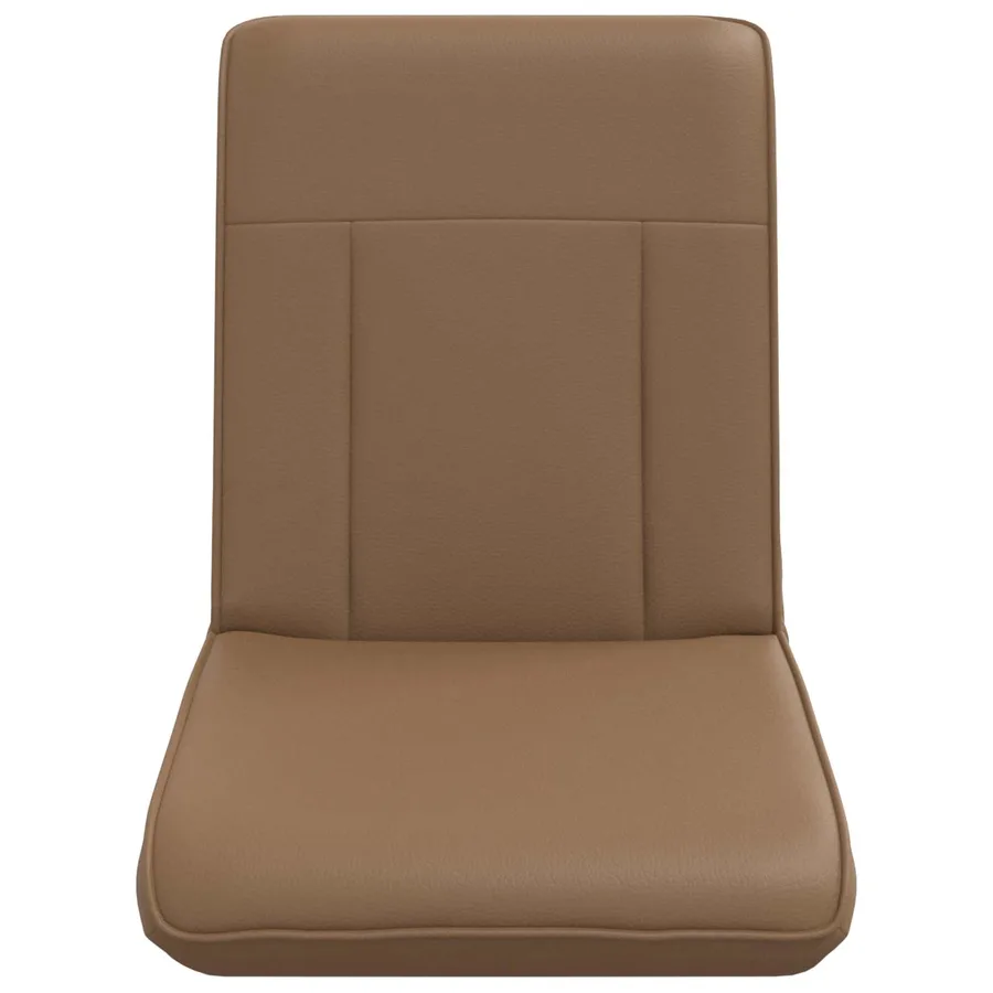 Fauteuil de sol ajustable Cappuccino Simili cuir - 4
