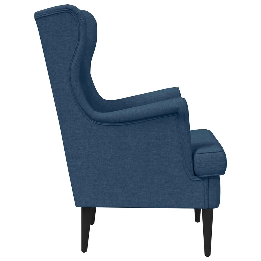 Fauteuil Bleu Tissu - 5