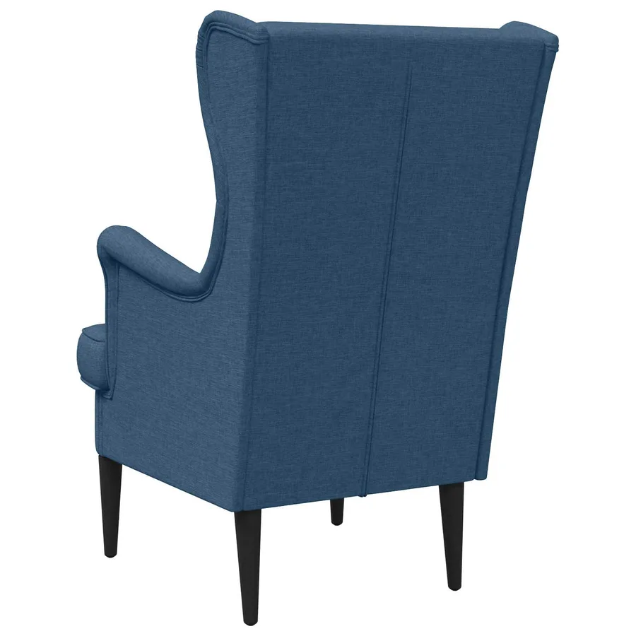 Fauteuil Bleu Tissu - 6